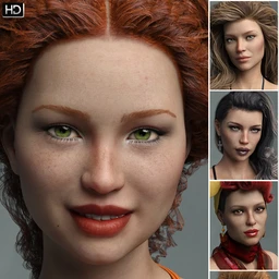 Variety HD Character Morphs for Genesis 8 Female