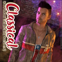 Vintage Leather Jacket Classical Textures