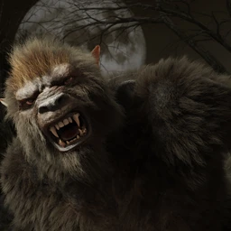 WolfBeast with dForce Hair for Genesis 8 Male