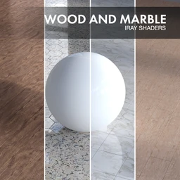 Wood and Marble – Iray Shaders