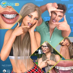 Z Braces are Cool for Genesis 8 Male and Female