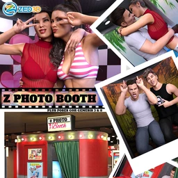 Z Photo Booth and Poses for Genesis 3 and 8