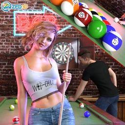 Z Pool Table and Darts for Genesis 8