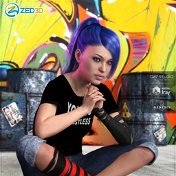 Z Young and Restless Poses for Teen Raven 8