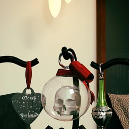 A Gothic Christmas Tabletop Decoration