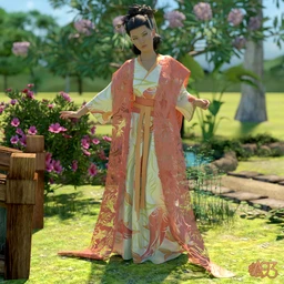 a93 – dForce Fantasy Hanfu for G8F