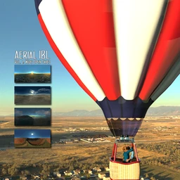 Aerial IBL Wide Open Skies HDRI