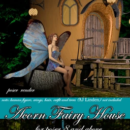 AJ Acorn Fairy House