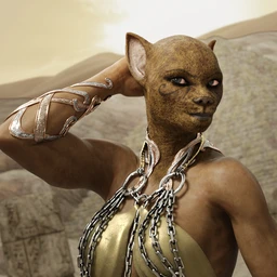 Ancient Bastet for Genesis 8 Female