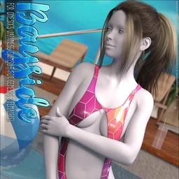 Bayside for Japanese Swimsuit for Genesis 8 Females