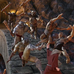 Beneath Fire Mountain Poses Genesis 8 Male