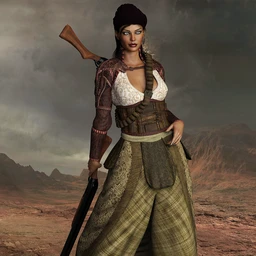 BLACKHAT – Outlanders – Mama Shotgun – for DazStudio and Genesis 8 Female