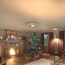 Cozy Christmas Living Room
