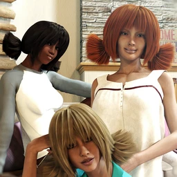 D4M Mercy Hair for Genesis 3 Female(s)