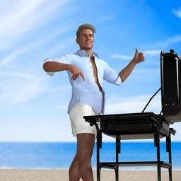 Dad Action Poses for Tristan 8