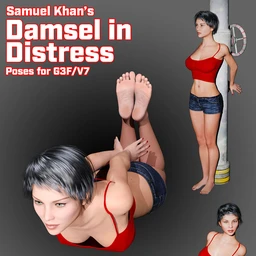 Damsels In Distress Poses For V7-G3F Vol. 1