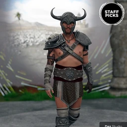 Deadly Warrior Armor for Genesis 8 Male(s)