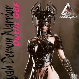 Deleyyah Demon Warrior Outfit G8F
