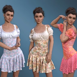 dForce – Rosy Dress for G8F