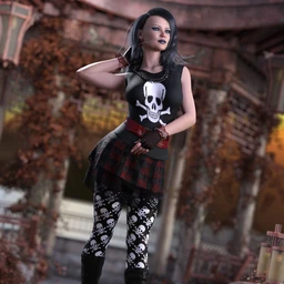 dForce 80’s Valley Girl Outfit for Genesis 8 Female(s)