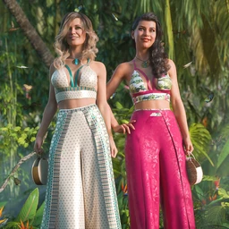 dForce Bali Babe Outfit Textures