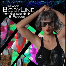 dForce BodyLine for Genesis 8 and 3 Females