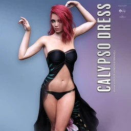 dForce Calypso Dress for Genesis 8 Females