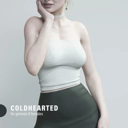 dForce Coldhearted Outfit for Genesis 8 Female(s)
