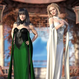 dForce Fantasy Cape Outfit Textures