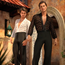 dForce Latin Dancer Outfit Textures