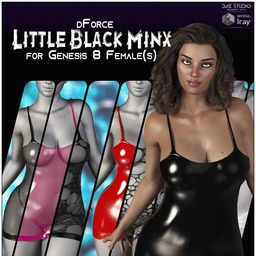 dForce Little Black Minx for Genesis 8 Females