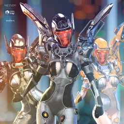 dForce Mech Dancer Outfit Extra Iray Textures