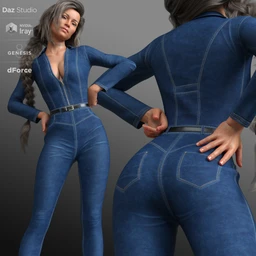 dForce Mod Jumpsuit Outfit for Genesis 8 Female(s)