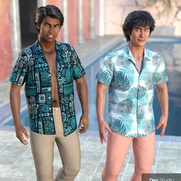 dForce Party Oahu Outfit Textures