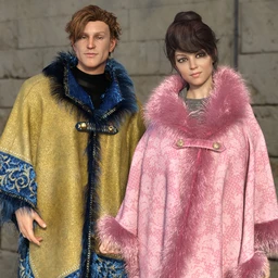 dForce Real Fur Poncho Texture Expansion