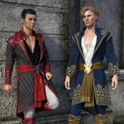 dForce Royal Fantasy Outfit Textures