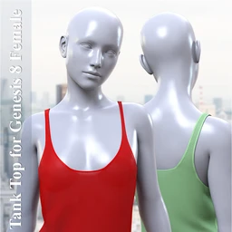dForce Tank Top for Genesis 8 Female