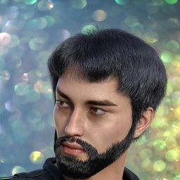 dForce Trendy Overdue Hair and Beard for Genesis 8 Male(s)