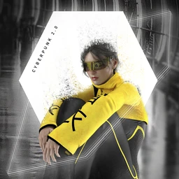 dForce X-Fashion Cyberpunk Outfit 2.0 for Genesis 8 Female(s)