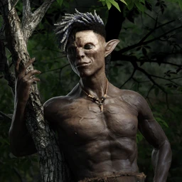 Dokkalfar the Dark Elf for Genesis 8 Male