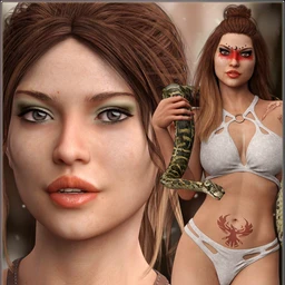 EJ Juncal Deluxe Pack for Genesis 8 Female – Character, Fantasykini and Expressions