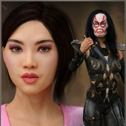 EJ Tamako And Ghost Moriko HD For Genesis 8 Female