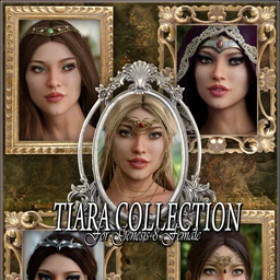 EJ Tiara Collection for Genesis 8 Female(s)