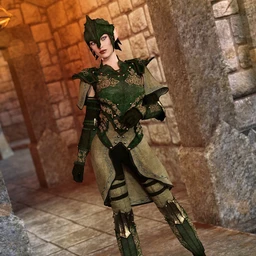 Elven Knight Armor for Genesis 3 Female(s)