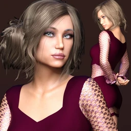 Emilya HD & Dress for Genesis 8 Female