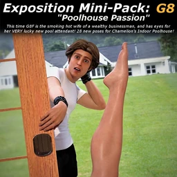 Exposition Poses – Poolhouse Passion! G8