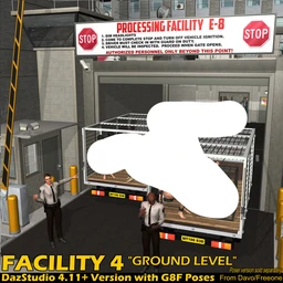 Facility 4 Ground Level For DazStudio 4.11