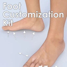 Foot Customization Kit for Genesis 3 Female