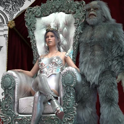 For A Queen Poses for Genesis 8 Female