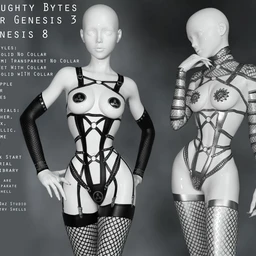 G3-G8 NaughtyBytes Bodyglove Set